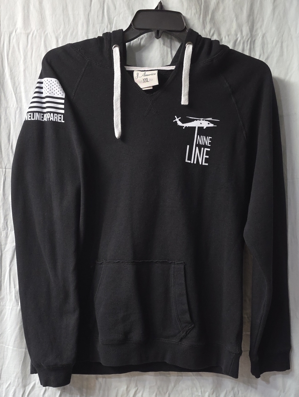 Nine Line Apparel Fishbone Offroad Schematic Tailgater Hoodie – Black XXL